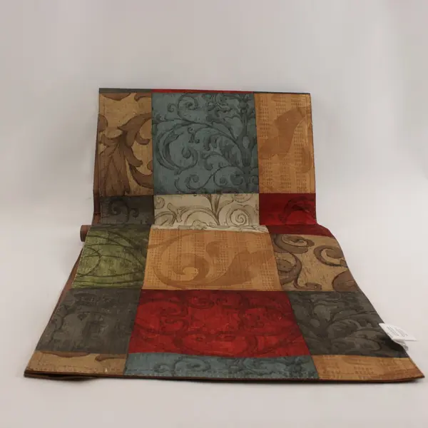 Mainstays Tuscany Patchwork Table Runner 72x13 100% Polyester
