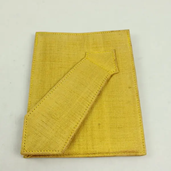 VTG Decorative Crafts Inc. Gold Handwoven Thai Silk Standing Picture Frame 3x4