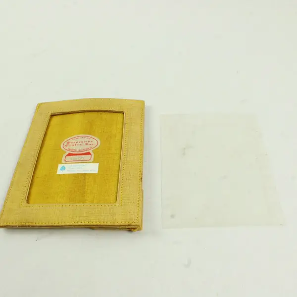VTG Decorative Crafts Inc. Gold Handwoven Thai Silk Standing Picture Frame 3x4