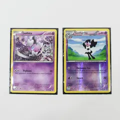 Lot of 2 Pokemon Gothita 32/124 2016 Gothorita 40/111 2014 Reverse Holo