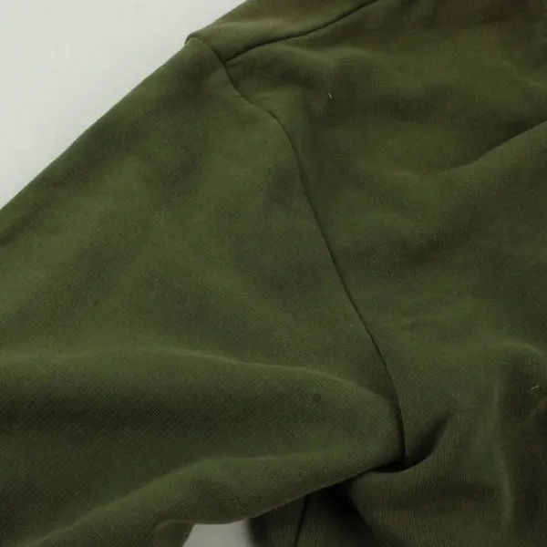 Divided by H&M Men's M Army Green Cotton Blend Full Zip Jacket