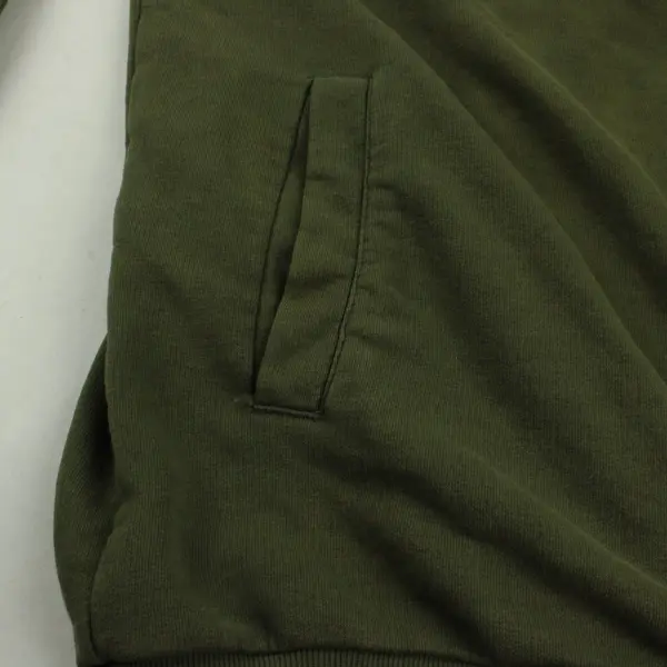 Divided by H&M Men's M Army Green Cotton Blend Full Zip Jacket