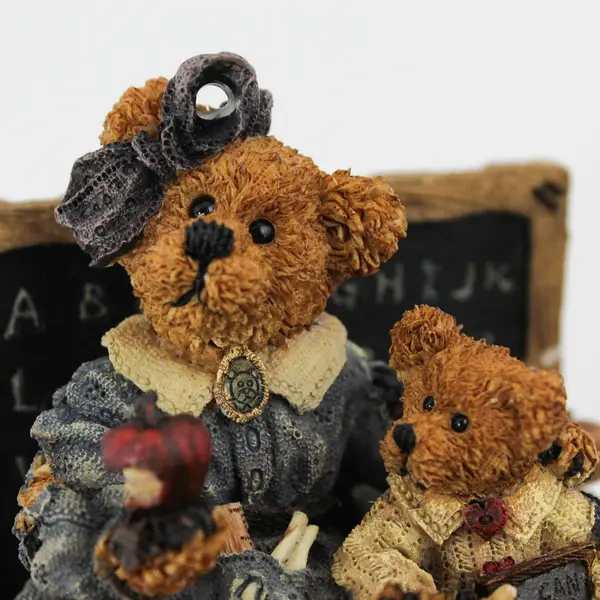 1994 Boyds Bears & Friends Miss Bruin & Bailey The Lesson  Figurine 2259