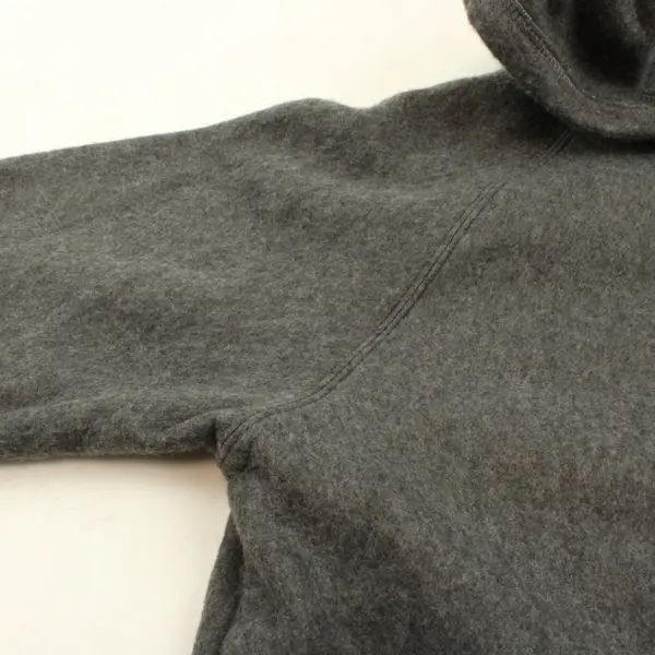 All Points Women Gray Fleece Full Zip Hoodie Size M