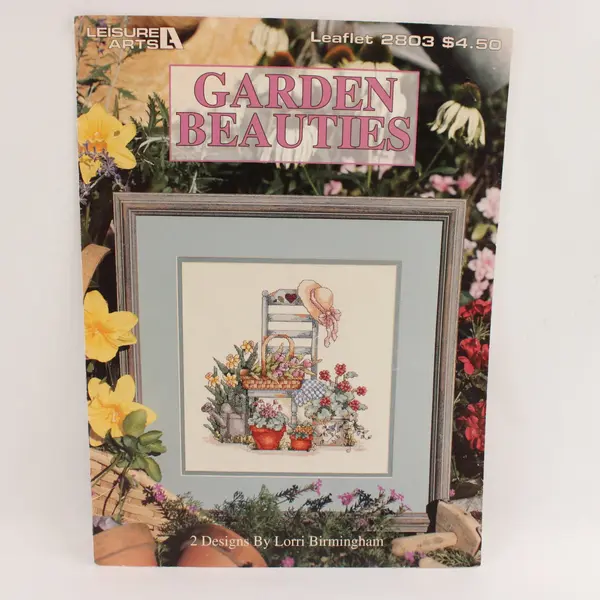 Leisure Arts Lot of 2 Garden Beauties Southern Magnolias 2803 3534