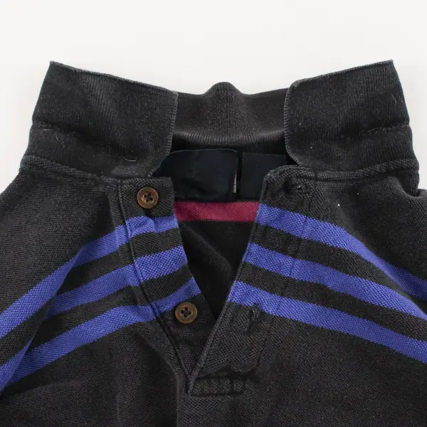 Vintage 90s Dockers Mens Long Sleeve Collared Striped Shirt M Blue Green Pink