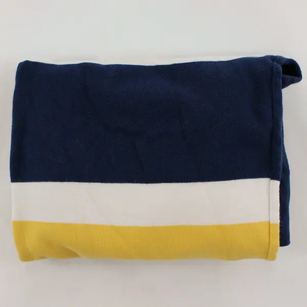 Vintage GAP Yellow White and Blue Striped Long Sleeve Turtleneck Shirt Men's XL