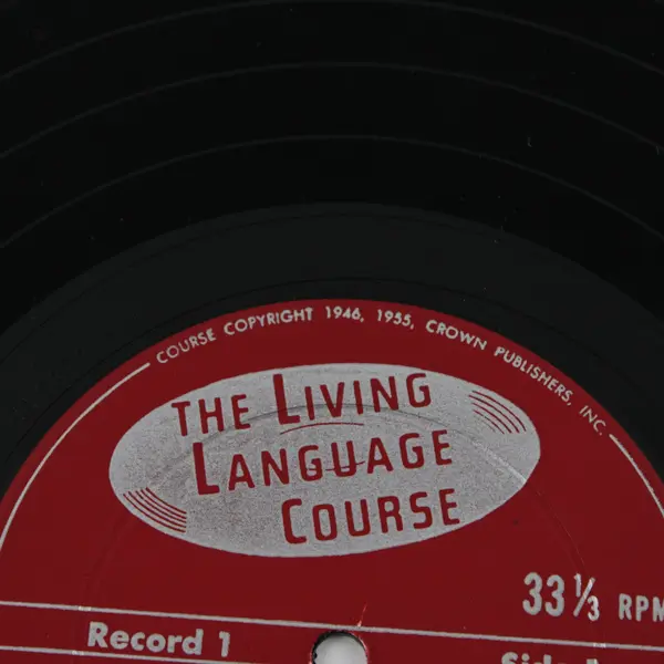 Living Spanish 4 Record Set with 2 Booklets Language Course 10" Vinyl Record