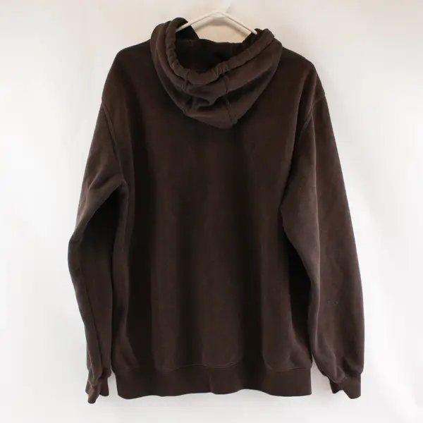 Carhartt Men's Brown Original Fit Hoodie Sweatshirt Size L