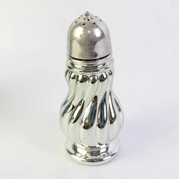 Vintage Avon Silver Swirls Sweet Honesty Empty Cologne Bottle Collectible