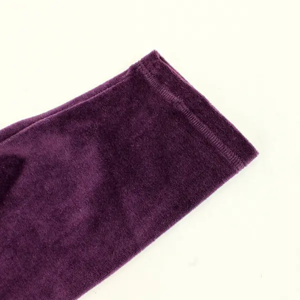 Erika Plum Purple Velour Zip-Up Hoodie Women's Medium