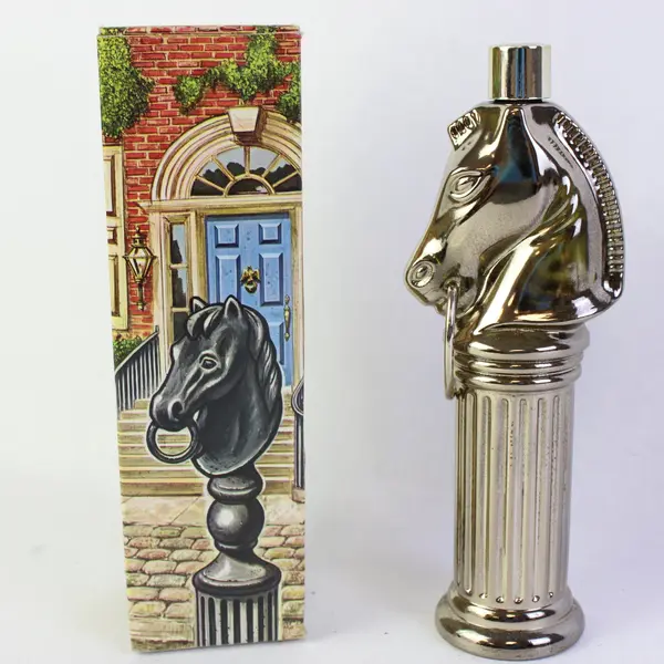 Vintage Avon Pony Post Tai Winds After Shave Horse Head Bottle w/Box