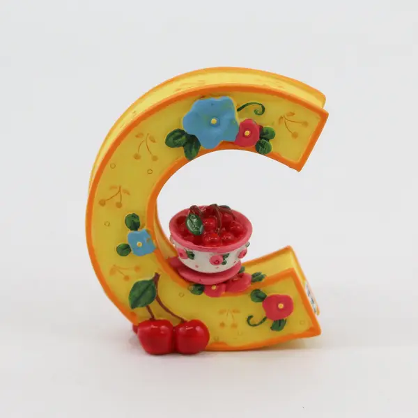 1999 Mary Engelbreit ME Alphabet Letter "C" Standing Figure 2.5"