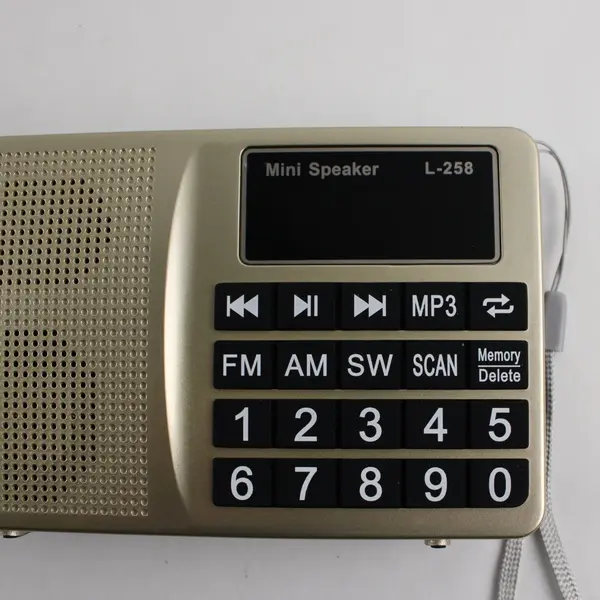FM/AM/SW Multiband Radio MP3 Speaker New in box, #L-258  