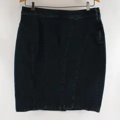 Ann Taylor Dark Wash Denim Jean Pencil Skirt Women’s Size 14 Vintage 