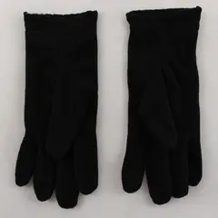 Accessories Black Winter Womens Fleece Gloves One Size Fits Most