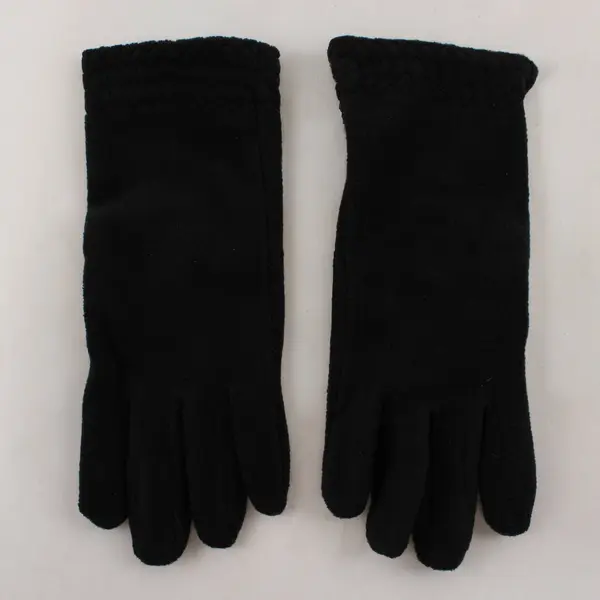 Accessories Black Winter Womens Fleece Gloves One Size Fits Most
