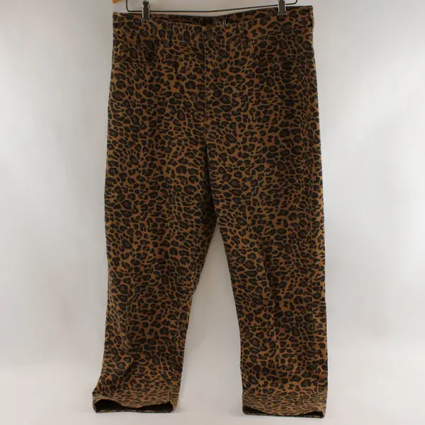 Time And Tru Leopard Print Jeans Straight Leg Womens 16