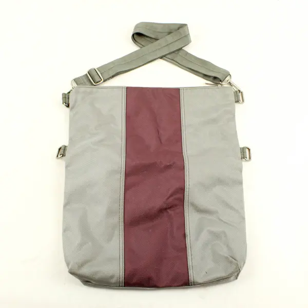 Timbuk2 Gray and Purple Shoulder Bag 16"