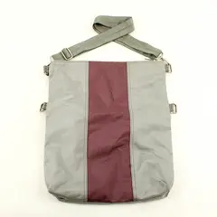 Timbuk2 Gray and Purple Shoulder Bag 16"