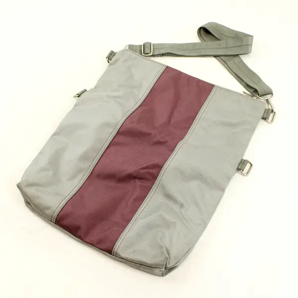 Timbuk2 Gray and Purple Shoulder Bag 16"