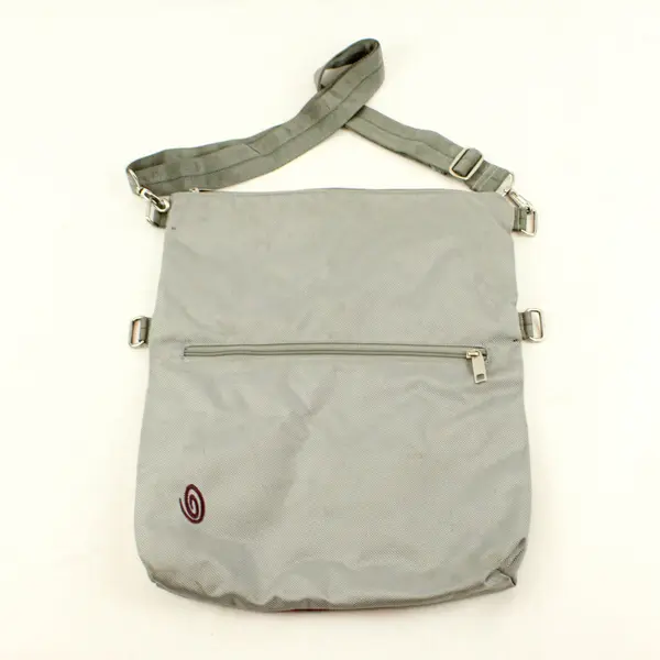 Timbuk2 Gray and Purple Shoulder Bag 16"