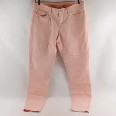 Ann Taylor Loft Super Skinny Jeans Womens 32/14T Pink Cotton Blend