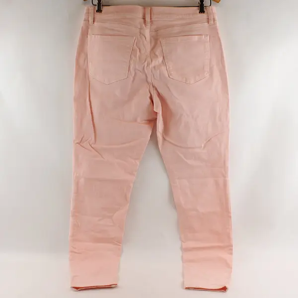 Ann Taylor Loft Super Skinny Jeans Womens 32/14T Pink Cotton Blend