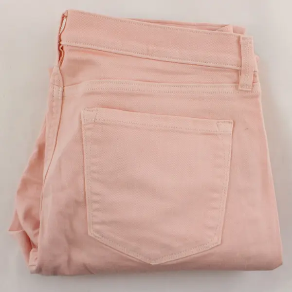 Ann Taylor Loft Super Skinny Jeans Womens 32/14T Pink Cotton Blend