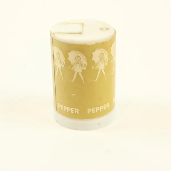Vintage Morton Umbrella Girl Miniature Salt & Pepper Shakers 4 Pc 