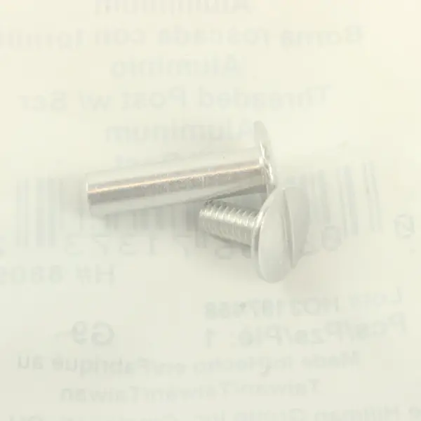 Hillman 3/4" Threaded Post w Screw Fastener Hardware