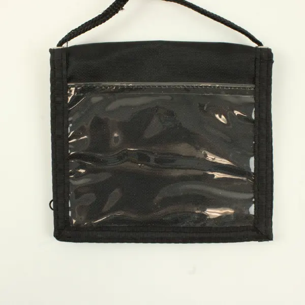 Educational Travel Services Inc Black Nylon ID Credential Holder