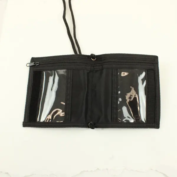 Educational Travel Services Inc Black Nylon ID Credential Holder