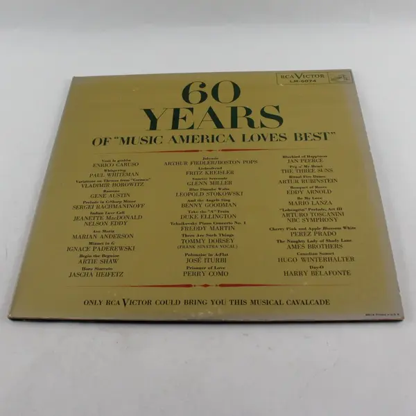 60 Years Of Music America Loves Best RCA Victor Red Seal LM-6074 Missing 1