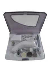 9-Piece Electric Manicure Kit with Drill & Attachments in Purple Case