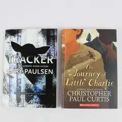 Lot of 2 Scholastic Books Tracker The Journey Of Little Charlie Paperback