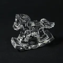Jonal Lead Crystal Rocking Horse Figurine Germany