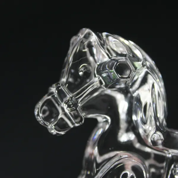 Jonal Lead Crystal Rocking Horse Figurine Germany