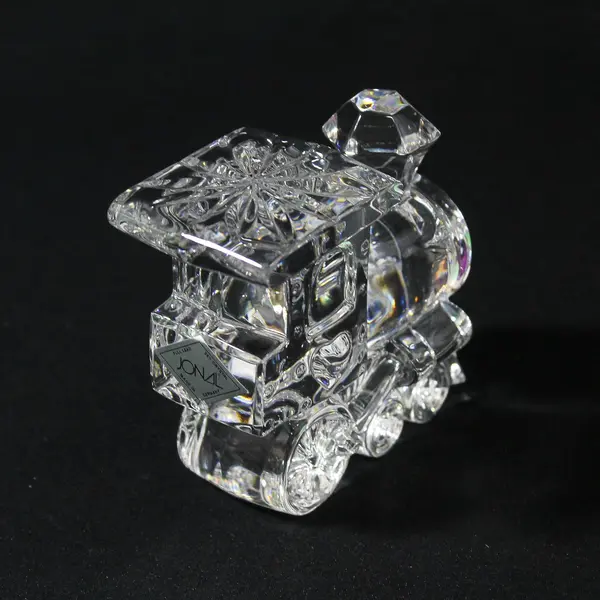 Jonal Lead Crystal Train Figurine Germany