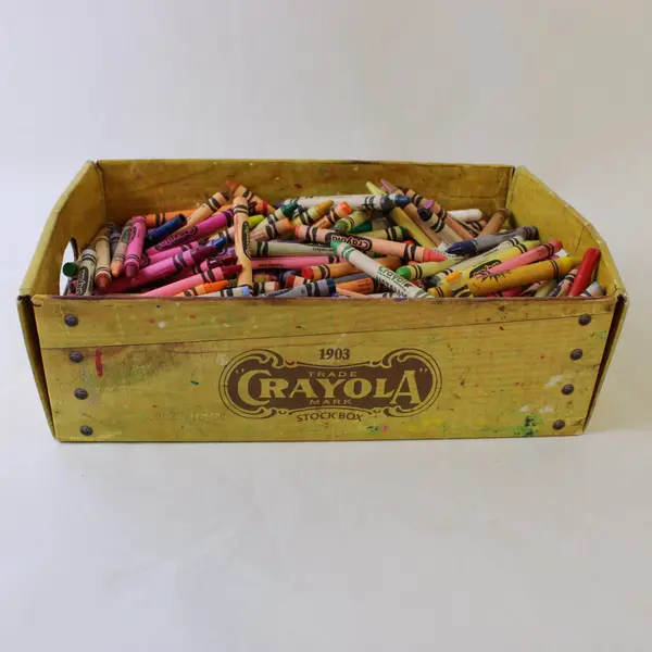 Lot of Crayola Crayons w/ Box 4 lb Assorted Colors