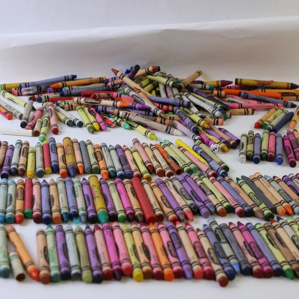 Lot of Crayola Crayons w/ Box 4 lb Assorted Colors