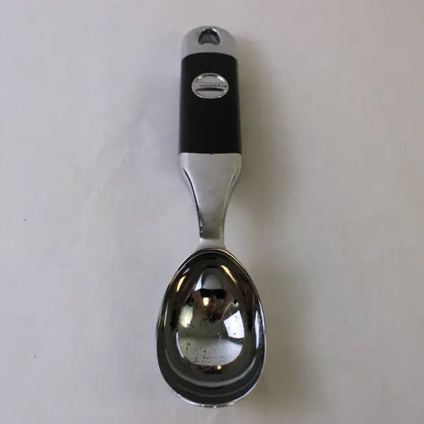 KitchenAid 2-Piece Lot Ice Cream Scoop Garlic Press Stainless Steel
