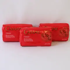 Camay Classic Bath Bar Soap Rose Essence 3 Pack 4.98 oz Each New