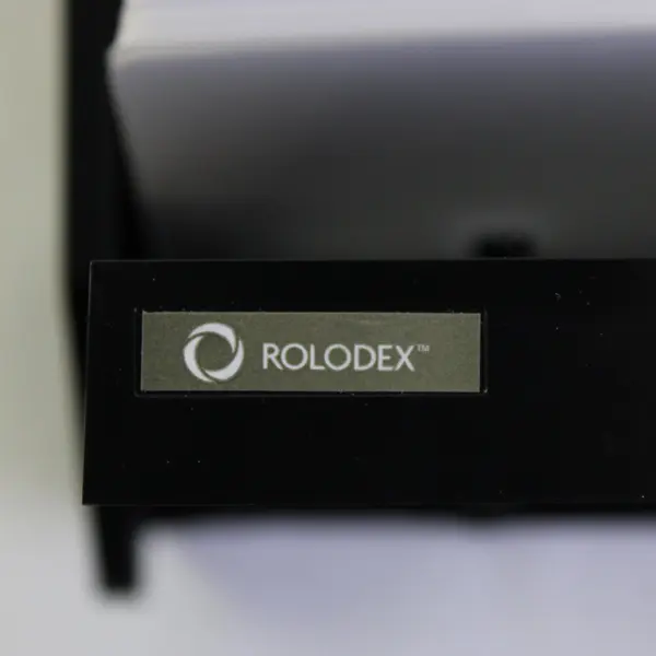 Rolodex 67027 VIP124BLK Business Card File 4x2 A-Z Tabs New Open Box