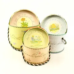 Flora Bella Round Nesting Storage Boxes Decorative Set