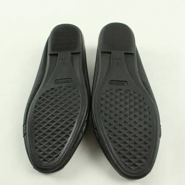 Aerosoles Big Bet Ballet Flats Black with Gold Accent Women's Size 9