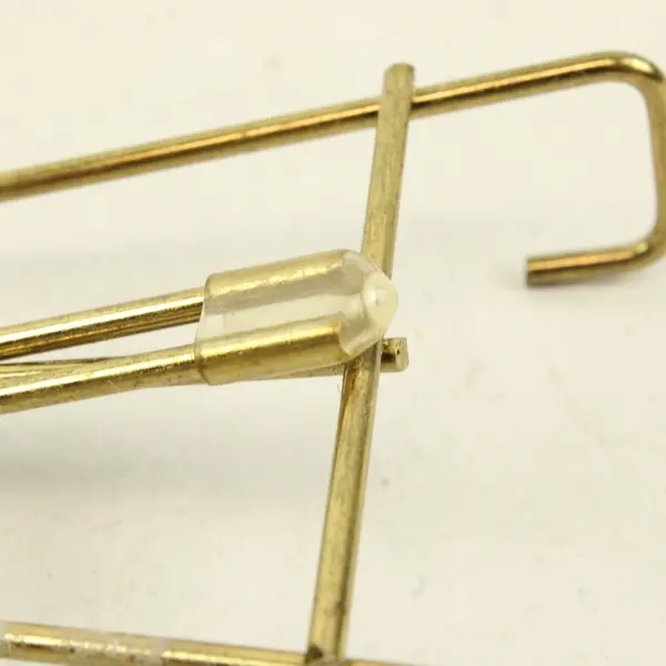 Lot of 8 Gold Tone Metal Wire Display Easels Plate Picture Stands