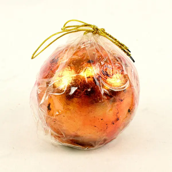 Lot of 2 Shinoda 2.5" Copper Ball Decorative Candles