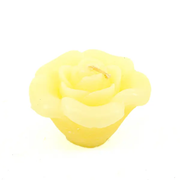 Set of 3 Floating Yellow Rose Candles Decorative Centerpieces