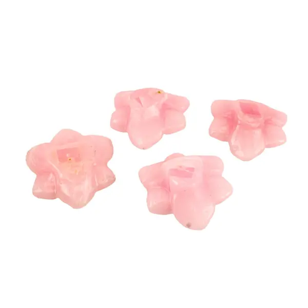 Set of 4 Floating Pink Rose Candles Decorative Centerpiece Wedding Decor